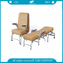 AG-AC005 metal comfortable mattress bed hospital commode chair